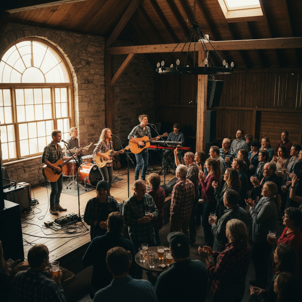 Live music performance at a Collingwood venue